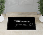 Lade das Bild in den Galerie-Viewer, Fußmatte | personalisierbar mit dem Familiennamen | Indoor - GlamourDesign
