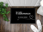 Lade das Bild in den Galerie-Viewer, Fußmatte | personalisierbar mit dem Familiennamen | Indoor - GlamourDesign
