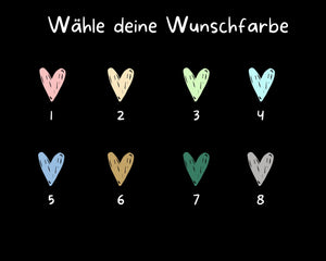 Fußmatte | personalisierbar mit Familien-&Vornamen| Herzen| bis zu 6 Vornamen | Indoor - GlamourDesign