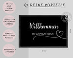 Lade das Bild in den Galerie-Viewer, Fußmatte| Camping| verschiedene Camper Modelle| personalisierbar mit Vornamen| rutschfest &amp; waschbar | Indoor - GlamourDesign
