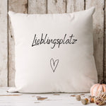 Lade das Bild in den Galerie-Viewer, Kissen |Kissenbezug| Lieblingsplatz| Deko Wohnzimmer| Schlafzimmer - GlamourDesign
