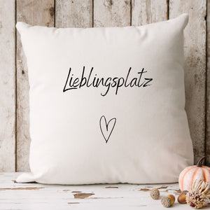 Kissen |Kissenbezug| Lieblingsplatz| Deko Wohnzimmer| Schlafzimmer - GlamourDesign