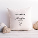 Lade das Bild in den Galerie-Viewer, Kissen |Kissenbezug| Lieblingsplatz| Deko Wohnzimmer| Schlafzimmer - GlamourDesign
