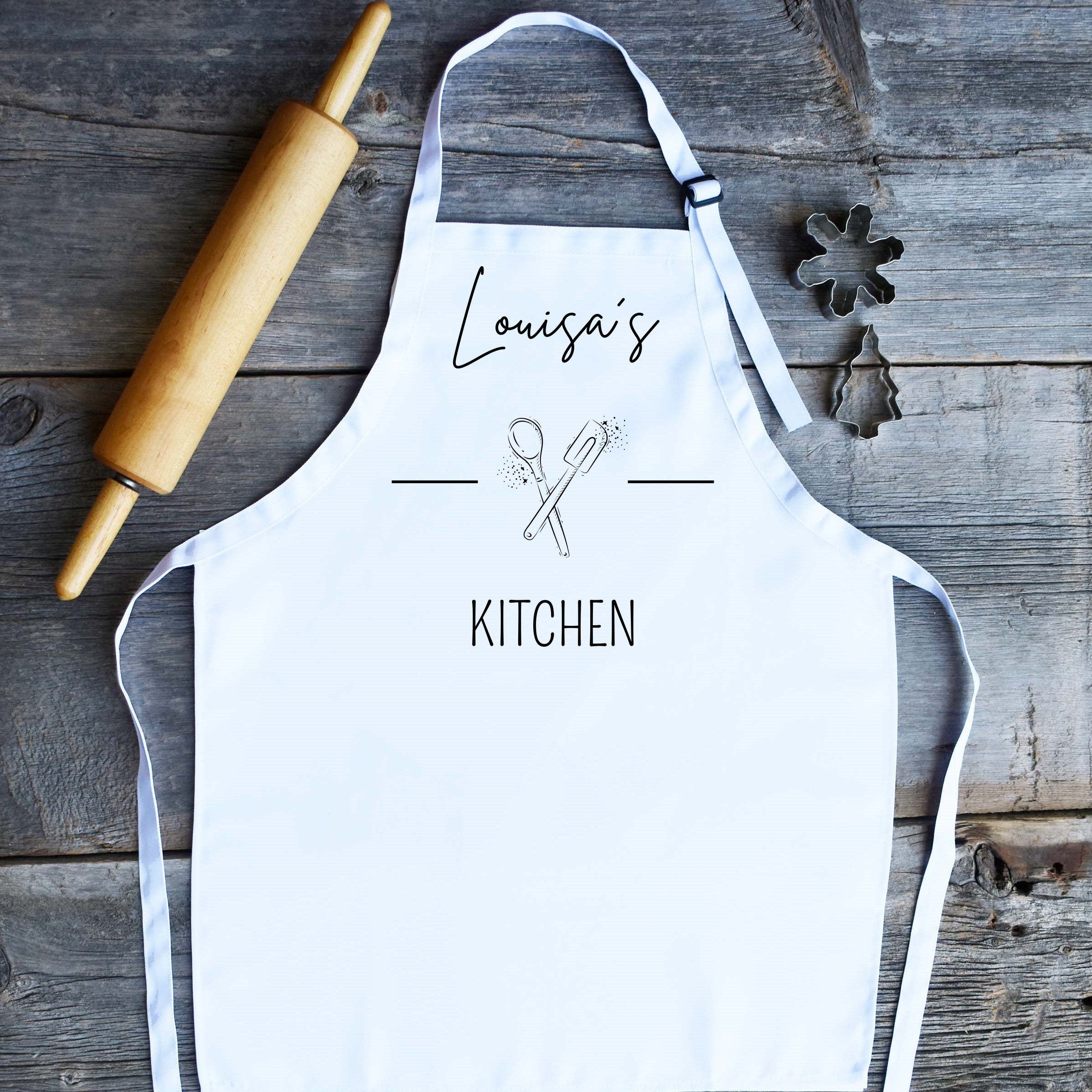 Kochschürze| Backschürze| Schürze| personalisiert mit Namen - GlamourDesign