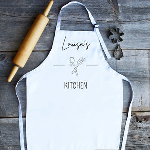 Kochschürze| Backschürze| Schürze| personalisiert mit Namen - GlamourDesign