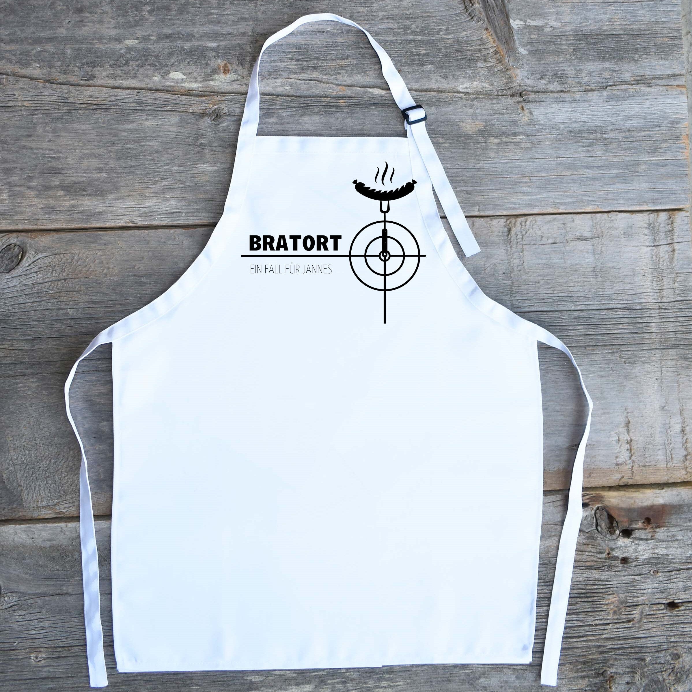 Kochschürze Mann| Grillschürze| Backschürze| Schürze| personalisiert mit Namen| Bratort - GlamourDesign