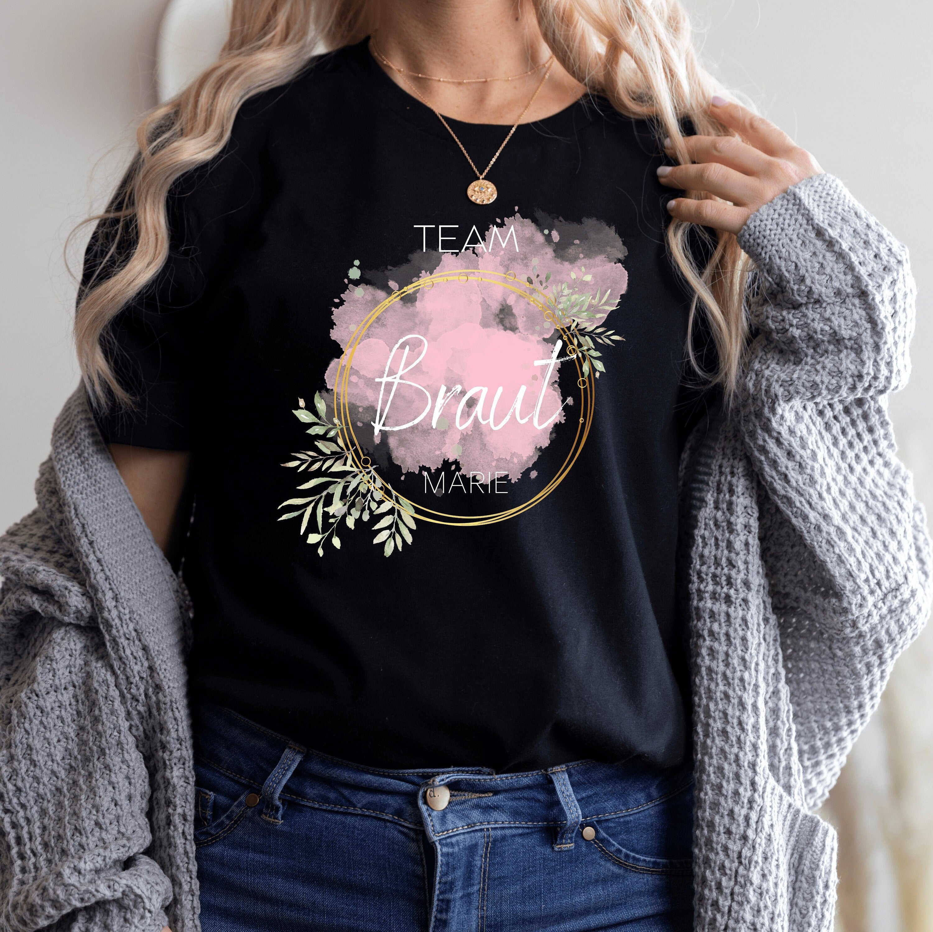 JGA T-Shirt| Braut| Team Braut| Junggesellinnenabschied| Brautgeschenk| Bride to be| Geschenkidee - GlamourDesign