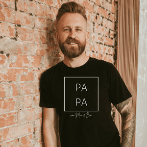 Papa T-Shirt| personalisiert mit Namen| Geschenk| Vatertag| Geburtstag| Geburt| Kinder| grafisch| Set-Möglichkeit - GlamourDesign