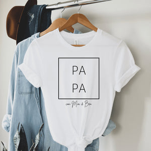 Papa T-Shirt| personalisiert mit Namen| Geschenk| Vatertag| Geburtstag| Geburt| Kinder| grafisch| Set-Möglichkeit - GlamourDesign