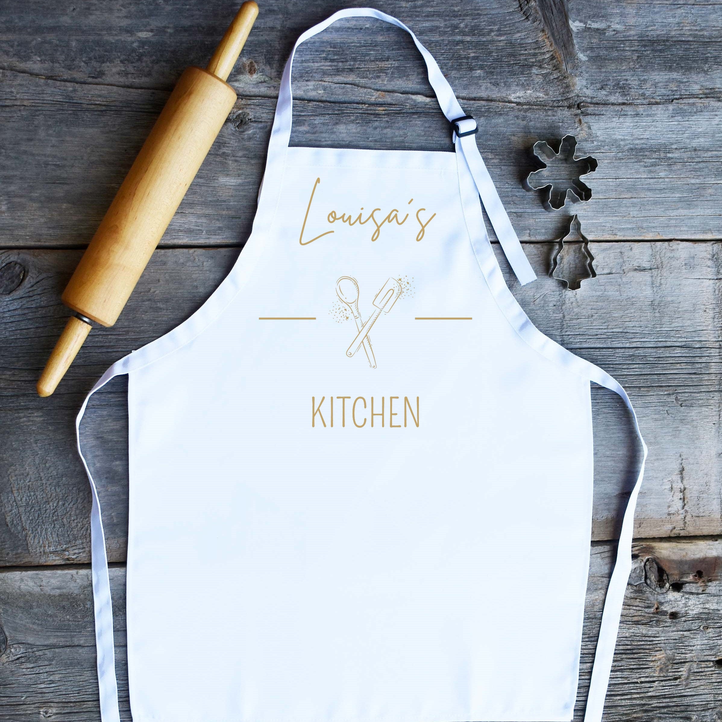 Kochschürze| Backschürze| Schürze| personalisiert mit Namen - GlamourDesign