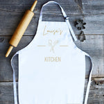 Lade das Bild in den Galerie-Viewer, Kochschürze| Backschürze| Schürze| personalisiert mit Namen - GlamourDesign
