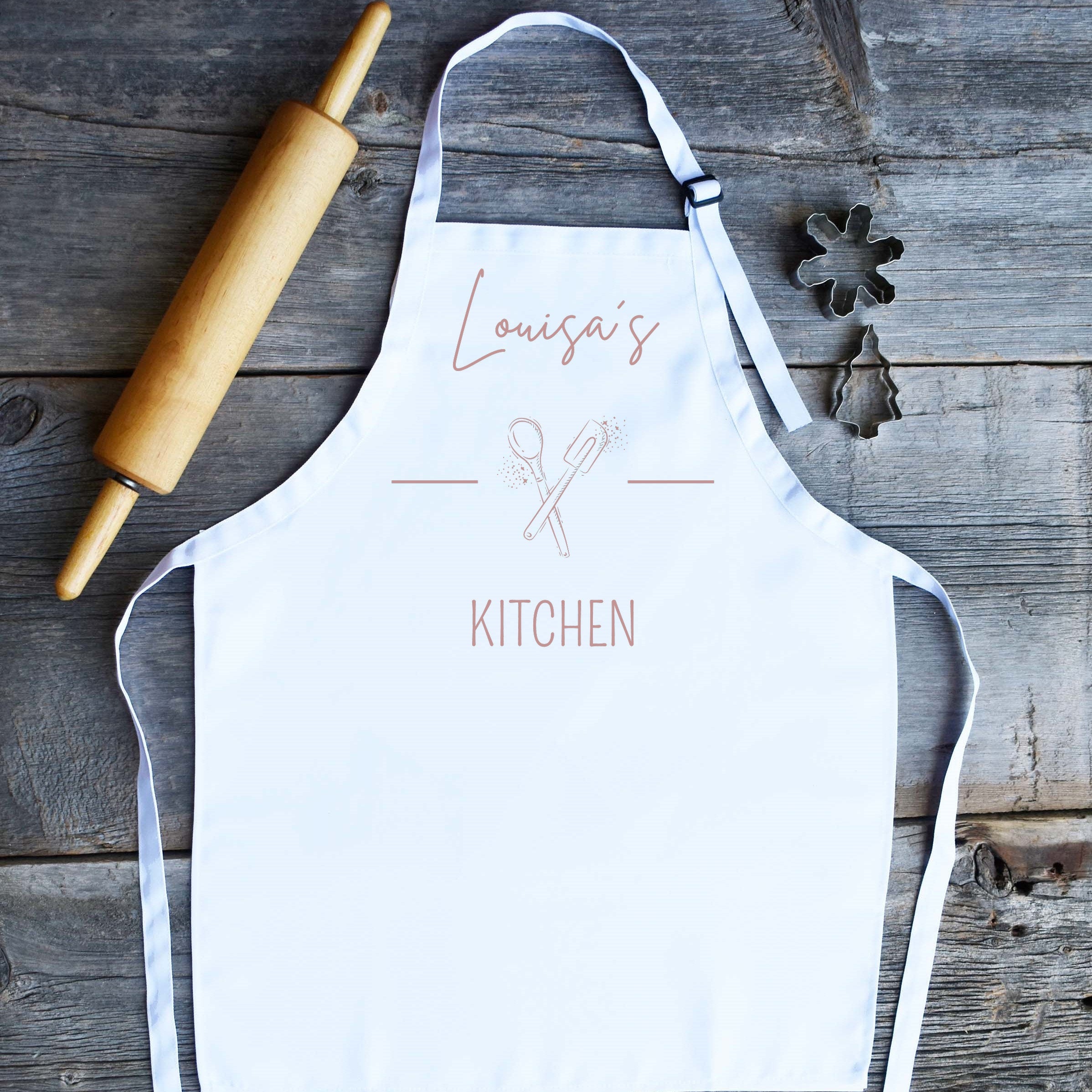 Kochschürze| Backschürze| Schürze| personalisiert mit Namen - GlamourDesign