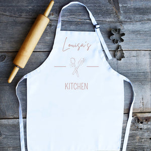 Kochschürze| Backschürze| Schürze| personalisiert mit Namen - GlamourDesign