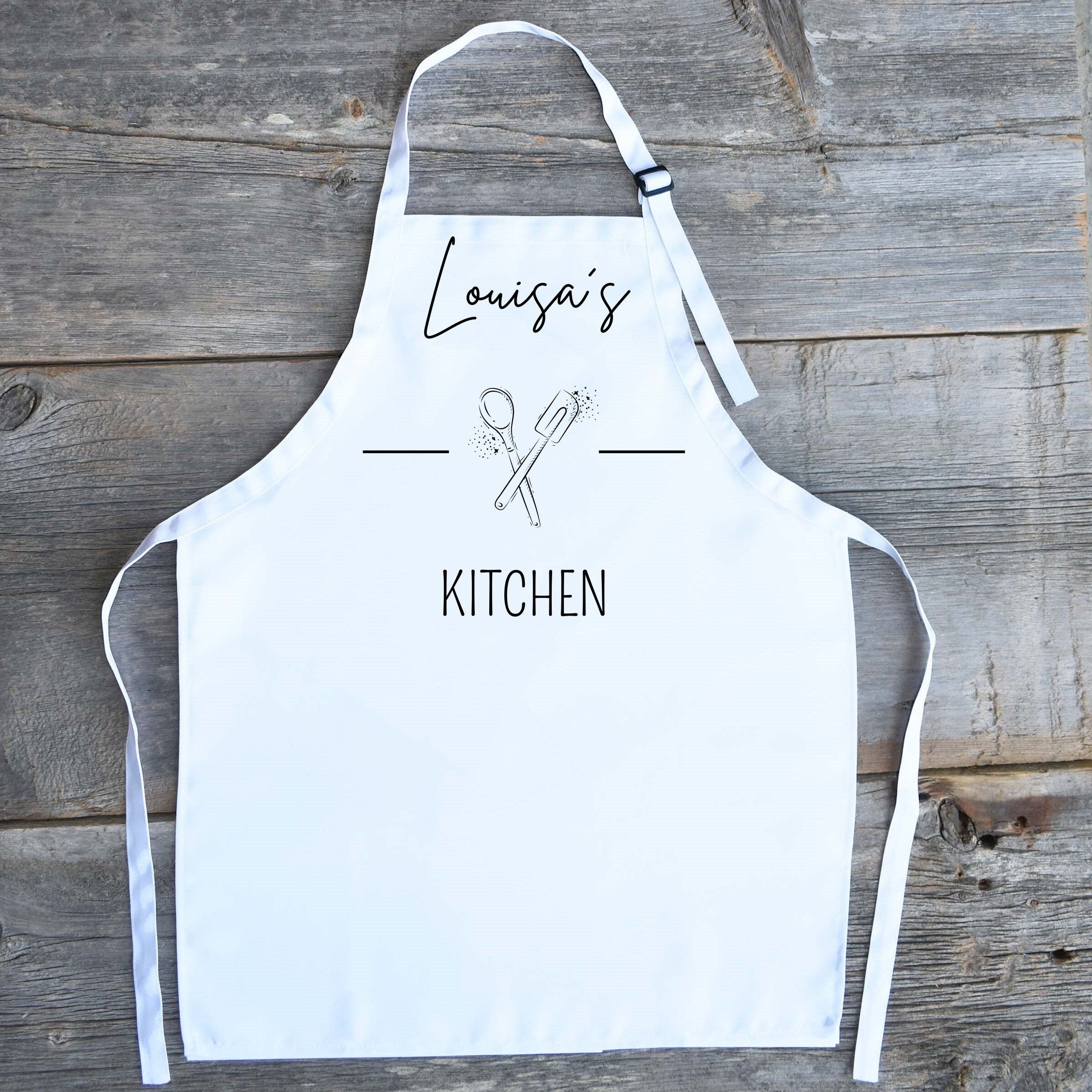 Kochschürze| Backschürze| Schürze| personalisiert mit Namen - GlamourDesign