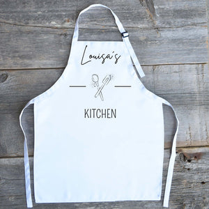 Kochschürze| Backschürze| Schürze| personalisiert mit Namen - GlamourDesign