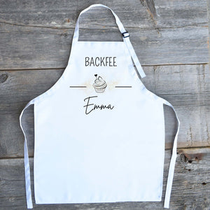 Kochschürze| Backschürze| Schürze| personalisiert mit Namen| Backfee - GlamourDesign