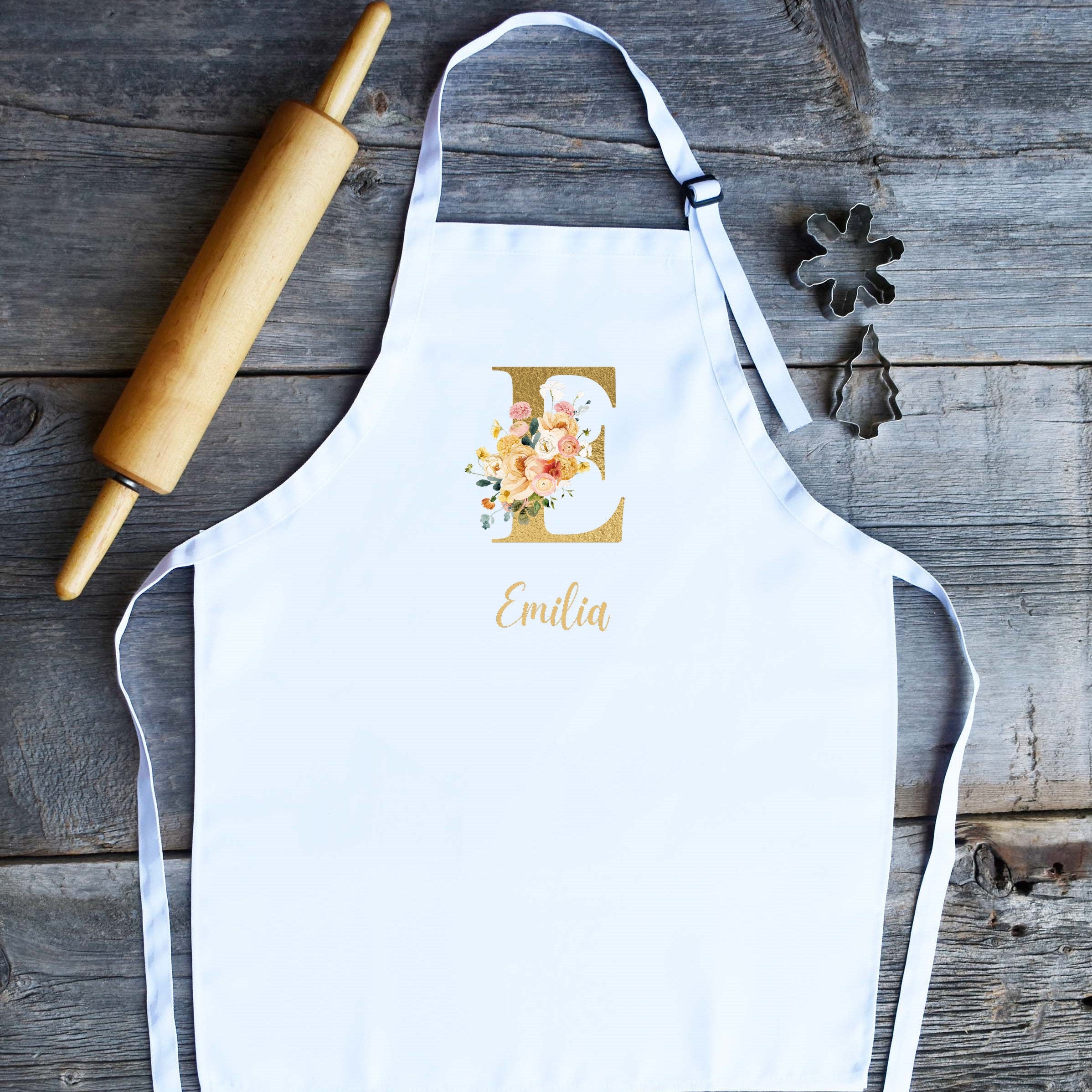 Kochschürze| Backschürze| Schürze| personalisiert mit Namen| Monogramm - GlamourDesign