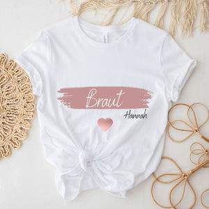 JGA T-Shirt| Braut| Team Braut| Junggesellinnenabschied| Brautgeschenk| Bride to be| Geschenkidee - GlamourDesign