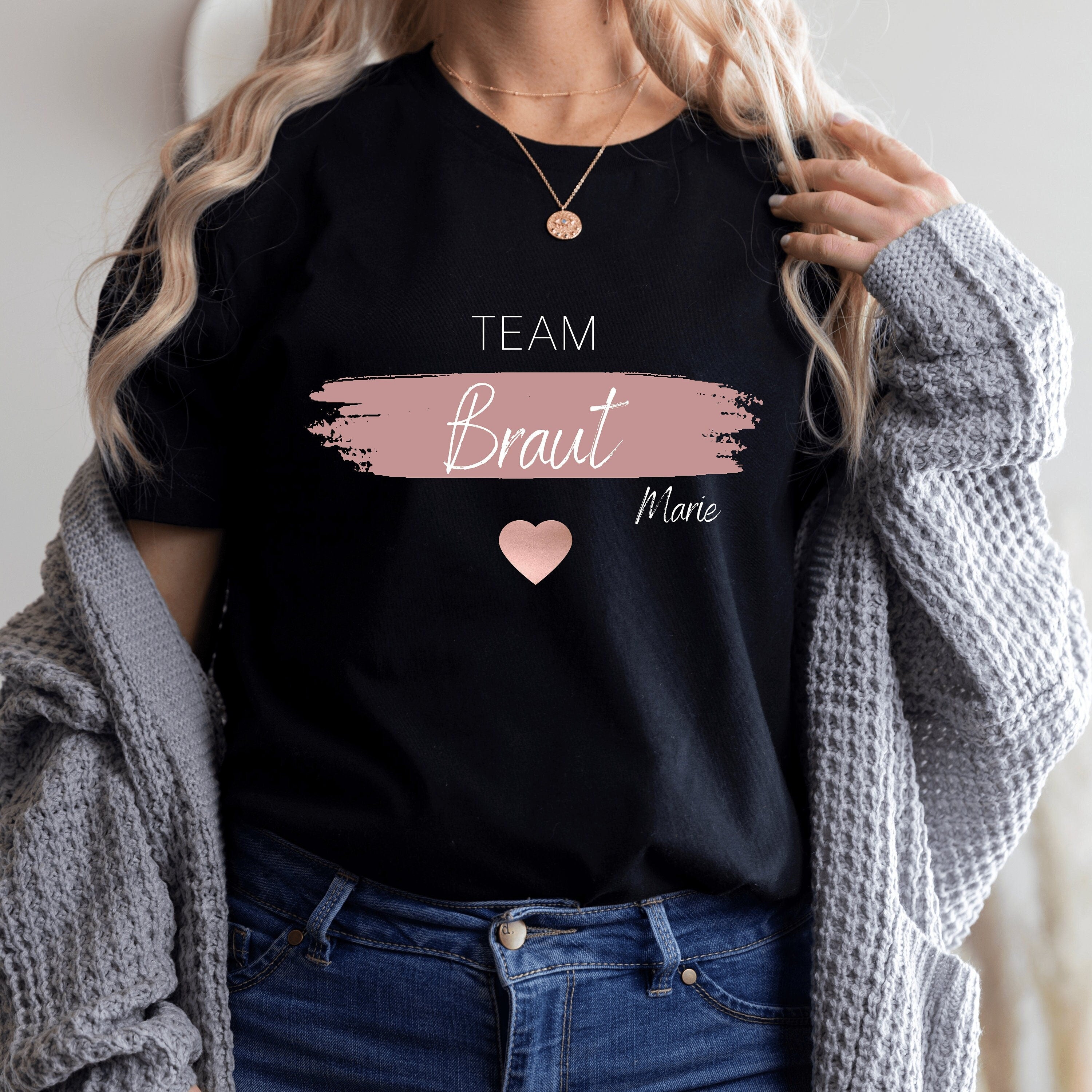 JGA T-Shirt| Braut| Team Braut| Junggesellinnenabschied| Brautgeschenk| Bride to be| Geschenkidee - GlamourDesign