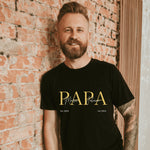 Lade das Bild in den Galerie-Viewer, Papa T-Shirt| personalisiert mit Namen| Geschenk | Vatertag | Geburtstag| Geburt | Dad | Kinder - GlamourDesign
