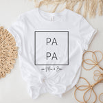 Lade das Bild in den Galerie-Viewer, Papa T-Shirt| personalisiert mit Namen| Geschenk| Vatertag| Geburtstag| Geburt| Kinder| grafisch| Set-Möglichkeit - GlamourDesign
