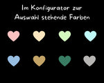 Lade das Bild in den Galerie-Viewer, Fußmatte | personalisierbar mit Familien-&amp;Vornamen| Herzen| bis zu 7 Vornamen | Indoor - GlamourDesign
