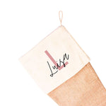 Lade das Bild in den Galerie-Viewer, Personalisierter Nikolausstiefel mit Namen | mit Auswahl der Schriftfarbe | Nikolausstrumpf | Weihnachtsstrumpf |Weihnachtsgeschenk - GlamourDesign
