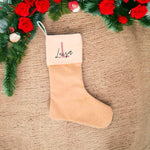 Lade das Bild in den Galerie-Viewer, Personalisierter Nikolausstiefel mit Namen | mit Auswahl der Schriftfarbe | Nikolausstrumpf | Weihnachtsstrumpf |Weihnachtsgeschenk - GlamourDesign
