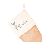 Lade das Bild in den Galerie-Viewer, Personalisierter Nikolausstiefel mit Namen | Weihnachtsdesign | Nikolausstrumpf | Weihnachtsstrumpf |Weihnachtsgeschenk - GlamourDesign
