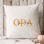 Lade das Bild in den Galerie-Viewer, Opakissen| Personalisierbarer Kissenbezug| Opa| personalisierbar mit 2 Namen und Geburtsdaten - GlamourDesign
