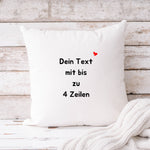 Lade das Bild in den Galerie-Viewer, Wunschtext-Kissen | Personalisierbarer Kissenbezug| Wunschtext | personalisierbar mit bis zu 4 Zeilen Text - GlamourDesign
