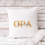 Lade das Bild in den Galerie-Viewer, Opakissen| Personalisierbarer Kissenbezug| Opa| personalisierbar mit 2 Namen und Geburtsdaten - GlamourDesign
