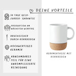 Lade das Bild in den Galerie-Viewer, Tasse aus Keramik | personalisierbar mit Wunschnamen| Arzt mit Herz| Tasse für den Lieblingsarzt| Kork | - GlamourDesign
