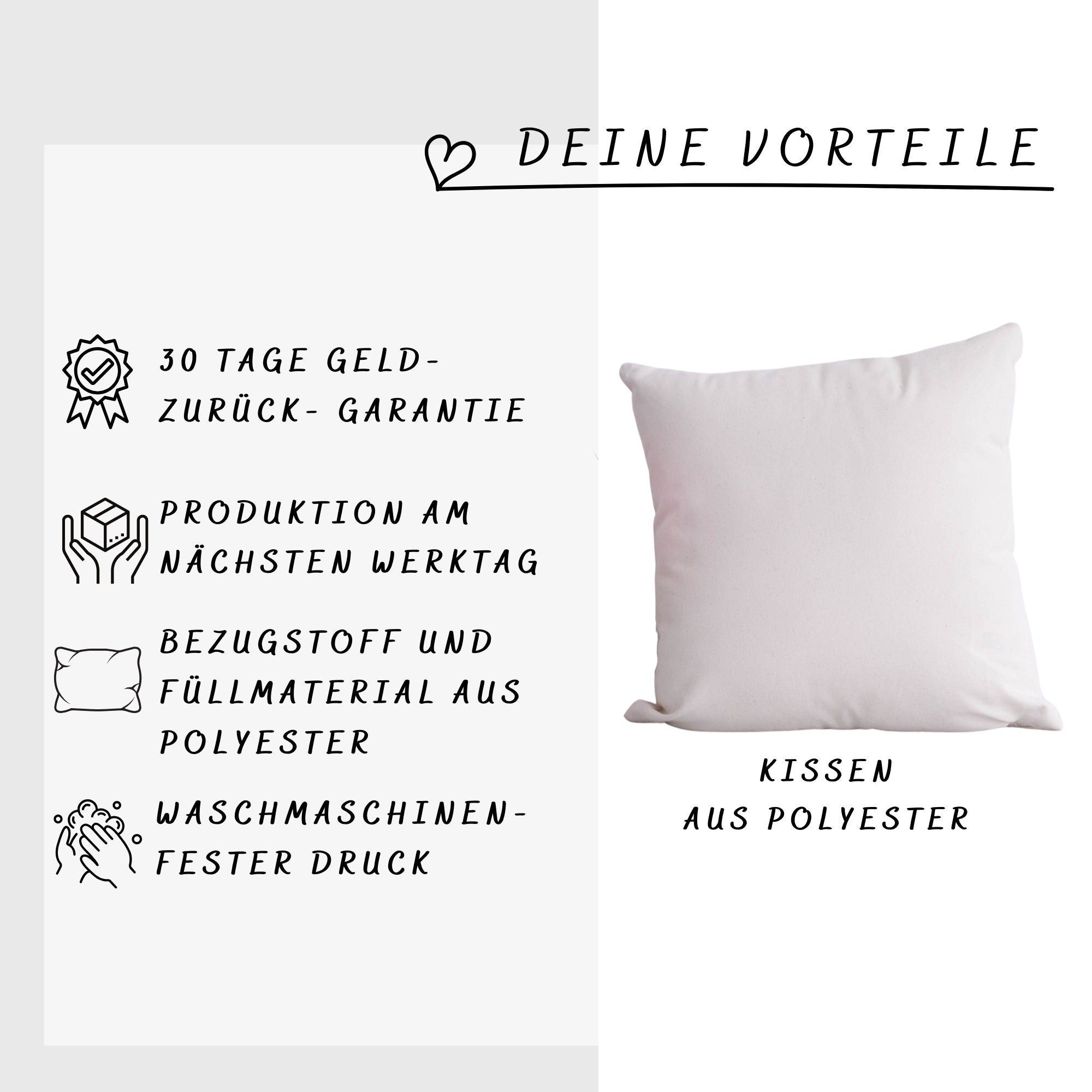 Namenskissen| Personalisierbarer Kissenbezug| Kissen - GlamourDesign