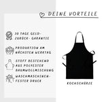 Lade das Bild in den Galerie-Viewer, Kochschürze| Backschürze| Schürze| personalisiert mit Namen - GlamourDesign
