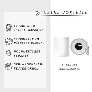 Spardose für den Führerschein| Personalisierbar mit Namen| Jungen und Mädchen - GlamourDesign