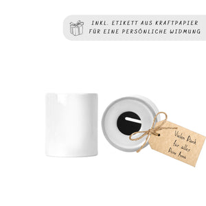Spardose| Ruhestand| Geschenk zur Rente - GlamourDesign