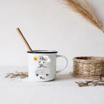Lade das Bild in den Galerie-Viewer, emaille tasse kinder personalisiert name baby geschenke kindergarten kindergeburtstag camping - GlamourDesign

