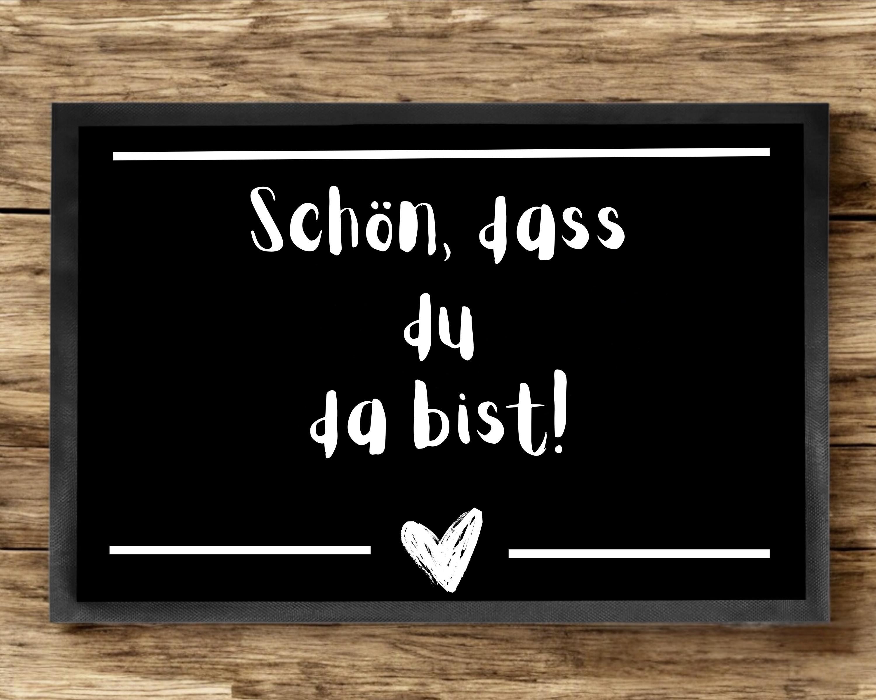 Fußmatte personalisiert mit Namen einzugsgeschenk fussmatte Geschenk Erste gemeinsame Wohnung - GlamourDesign