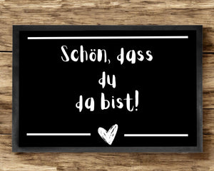 Fußmatte personalisiert mit Namen einzugsgeschenk fussmatte Geschenk Erste gemeinsame Wohnung - GlamourDesign