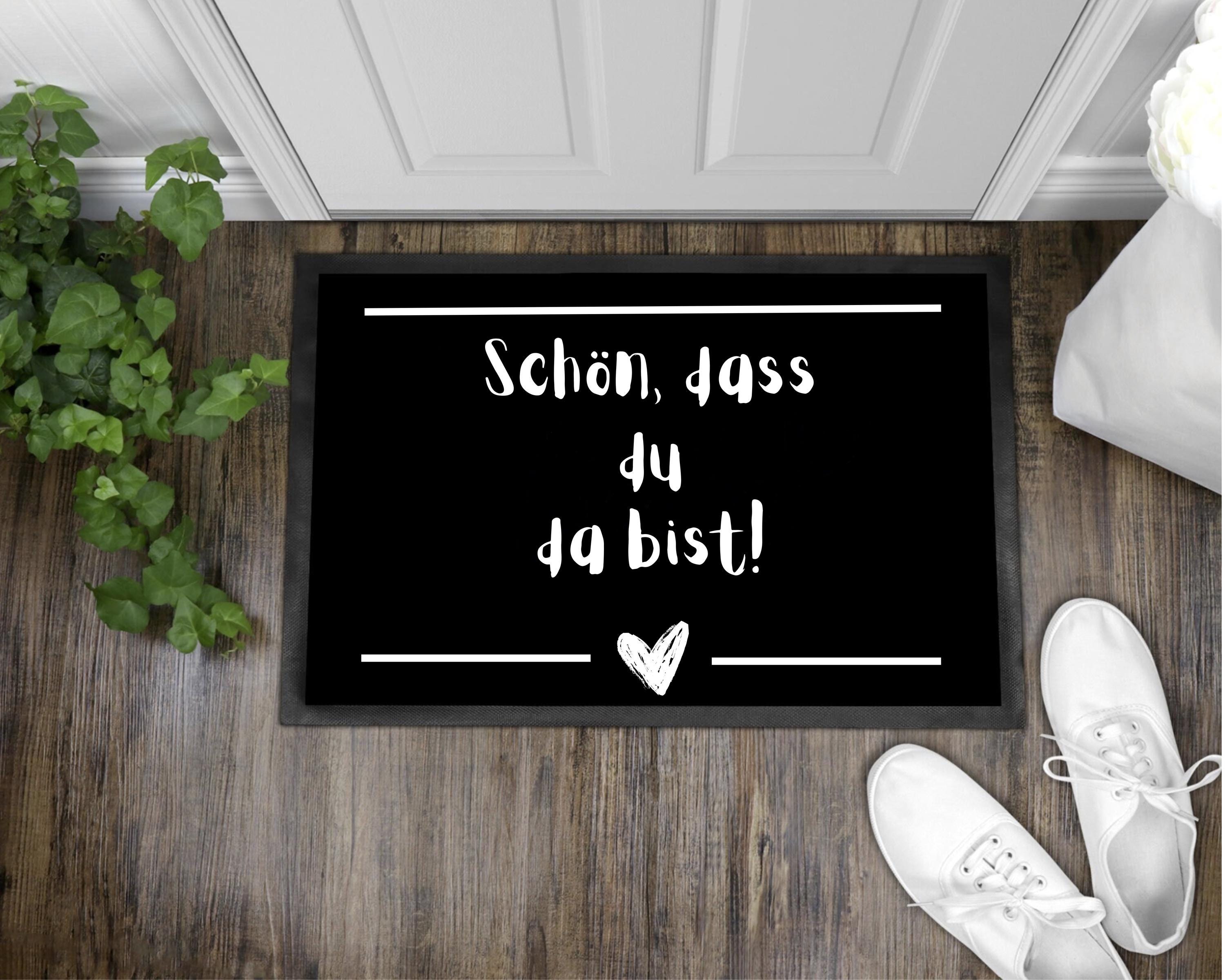 Fußmatte personalisiert mit Namen einzugsgeschenk fussmatte Geschenk Erste gemeinsame Wohnung - GlamourDesign