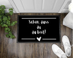 Lade das Bild in den Galerie-Viewer, Fußmatte personalisiert mit Namen einzugsgeschenk fussmatte Geschenk Erste gemeinsame Wohnung - GlamourDesign
