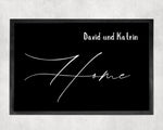 Lade das Bild in den Galerie-Viewer, Fußmatte personalisiert mit Namen| rutschfest &amp; waschbar | doormat indoor - GlamourDesign
