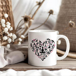 Lade das Bild in den Galerie-Viewer, Personalisierte Tasse Yoga Geschenk mit Spruch Herz Tasse Yoga Lehrerin Geschenk Achtsamkeit Motiv - GlamourDesign
