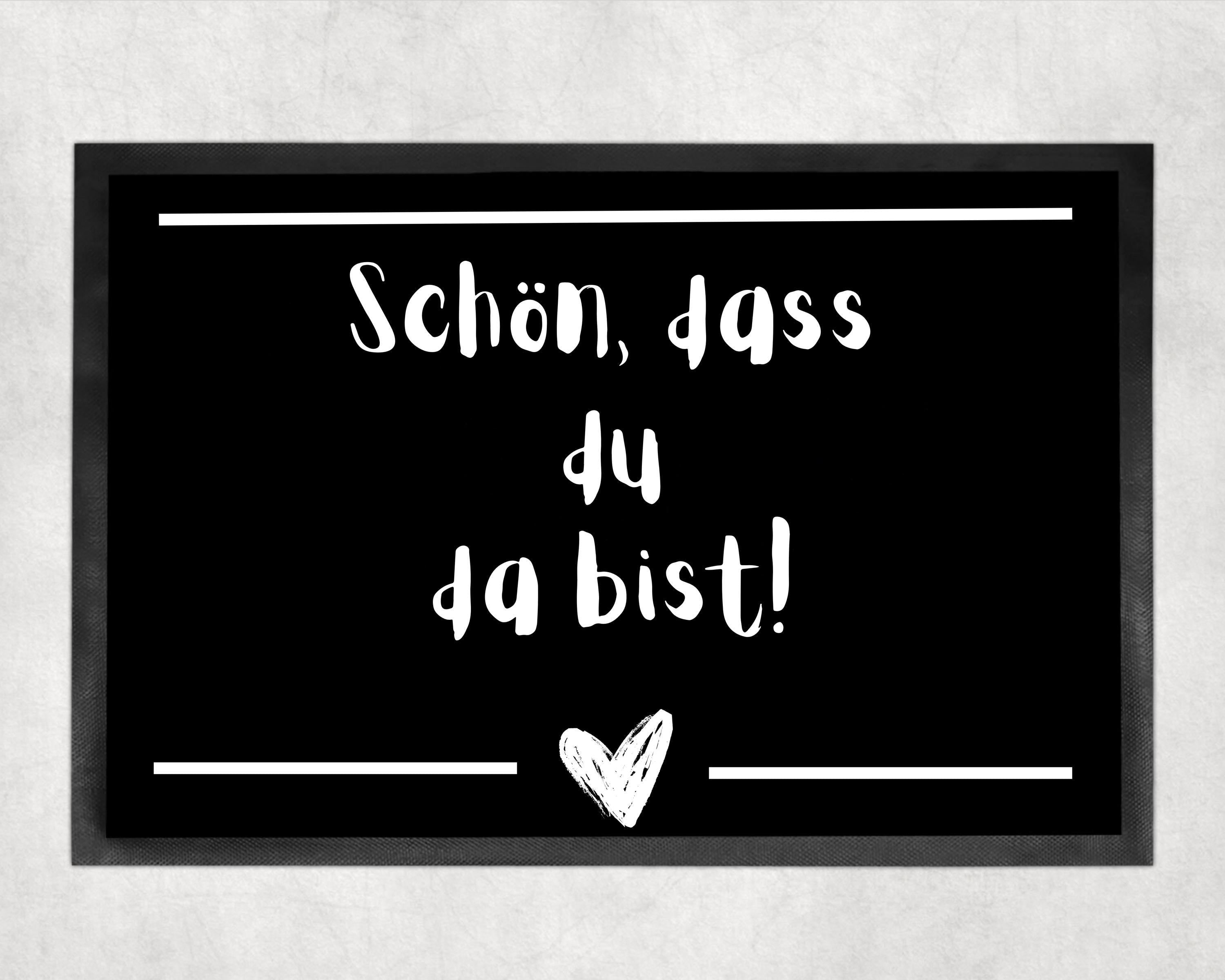Fußmatte personalisiert mit Namen einzugsgeschenk fussmatte Geschenk Erste gemeinsame Wohnung - GlamourDesign