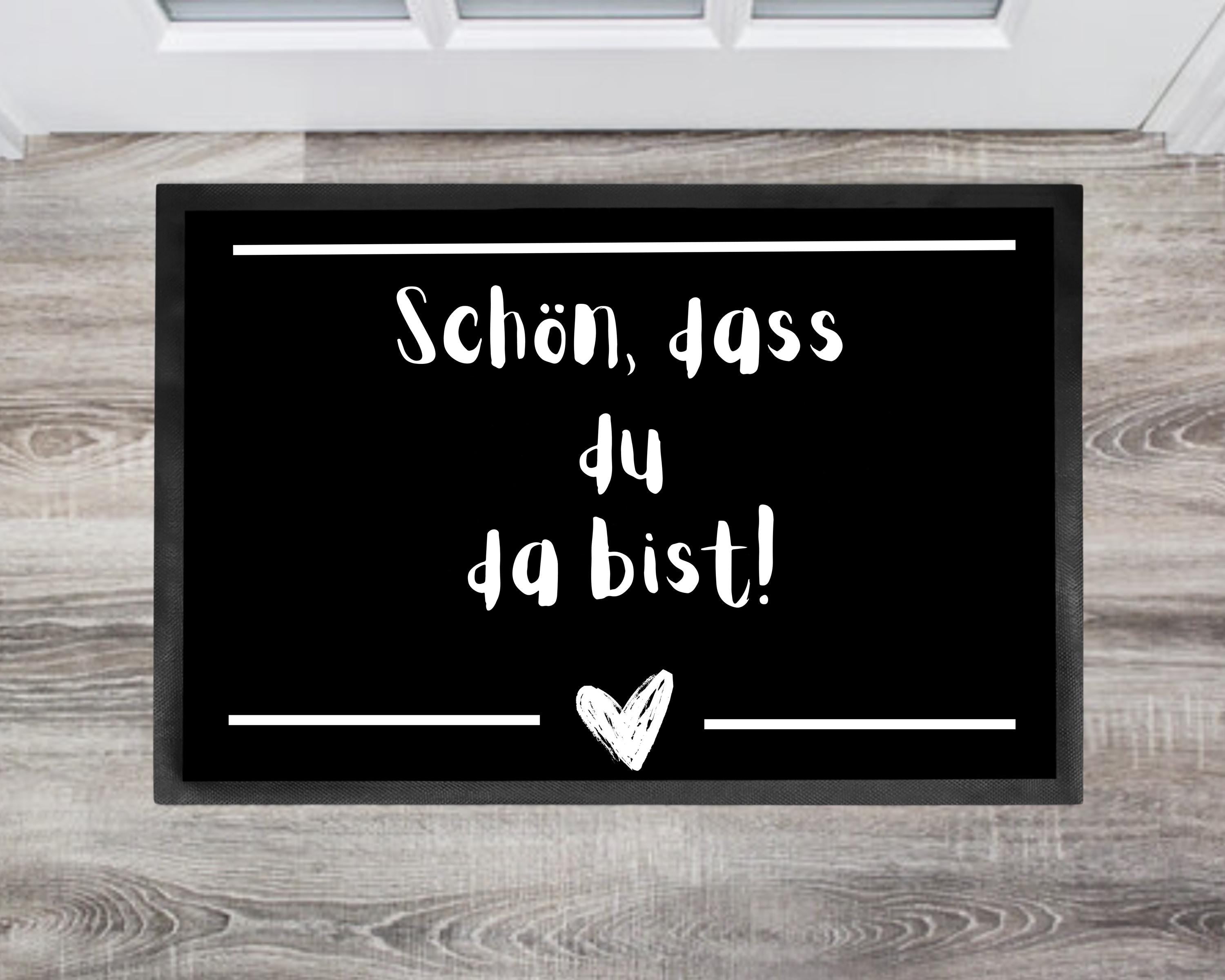 Fußmatte personalisiert mit Namen einzugsgeschenk fussmatte Geschenk Erste gemeinsame Wohnung - GlamourDesign