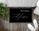 Lade das Bild in den Galerie-Viewer, Fußmatte personalisiert mit Namen| rutschfest &amp; waschbar | doormat indoor - GlamourDesign
