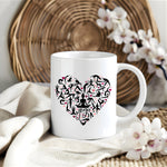Lade das Bild in den Galerie-Viewer, Personalisierte Tasse Yoga Geschenk mit Spruch Herz Tasse Yoga Lehrerin Geschenk Achtsamkeit Motiv - GlamourDesign
