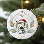 Lade das Bild in den Galerie-Viewer, Personalisierte Weihnachtskugel mit Kindername – Individueller Christbaumschmuck bedruckt – Weihnachtsdeko Geschenk mit Namen - GlamourDesign
