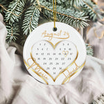 Lade das Bild in den Galerie-Viewer, Personalisierter Hochzeitsornament Individueller Baumschmuck Erstes Weihnachten verlobt verheiratet Namensornament Geschenk für Paare - GlamourDesign
